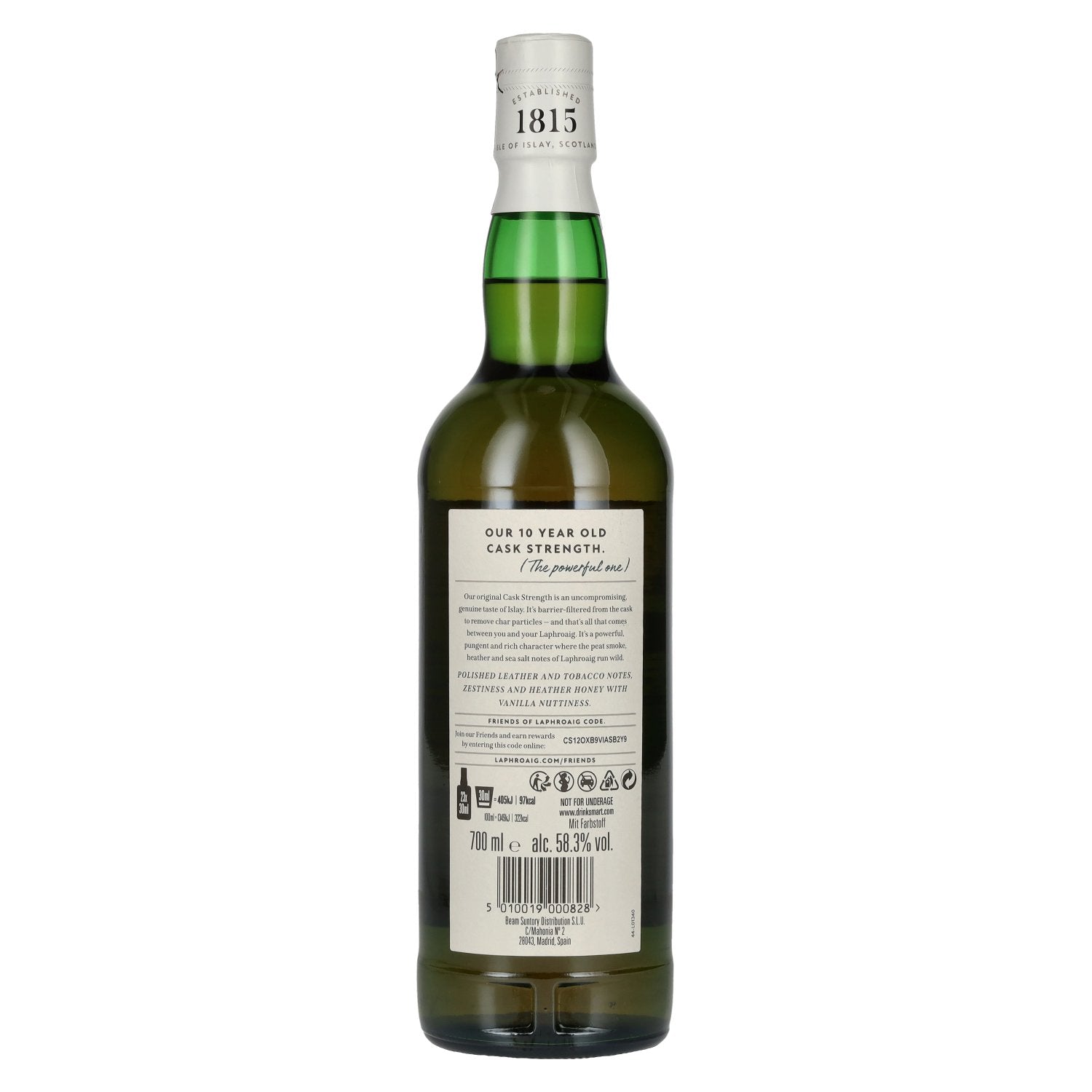 Laphroaig 10 Years Old Cask Strength Batch 17 58,3% Vol. 0,7l