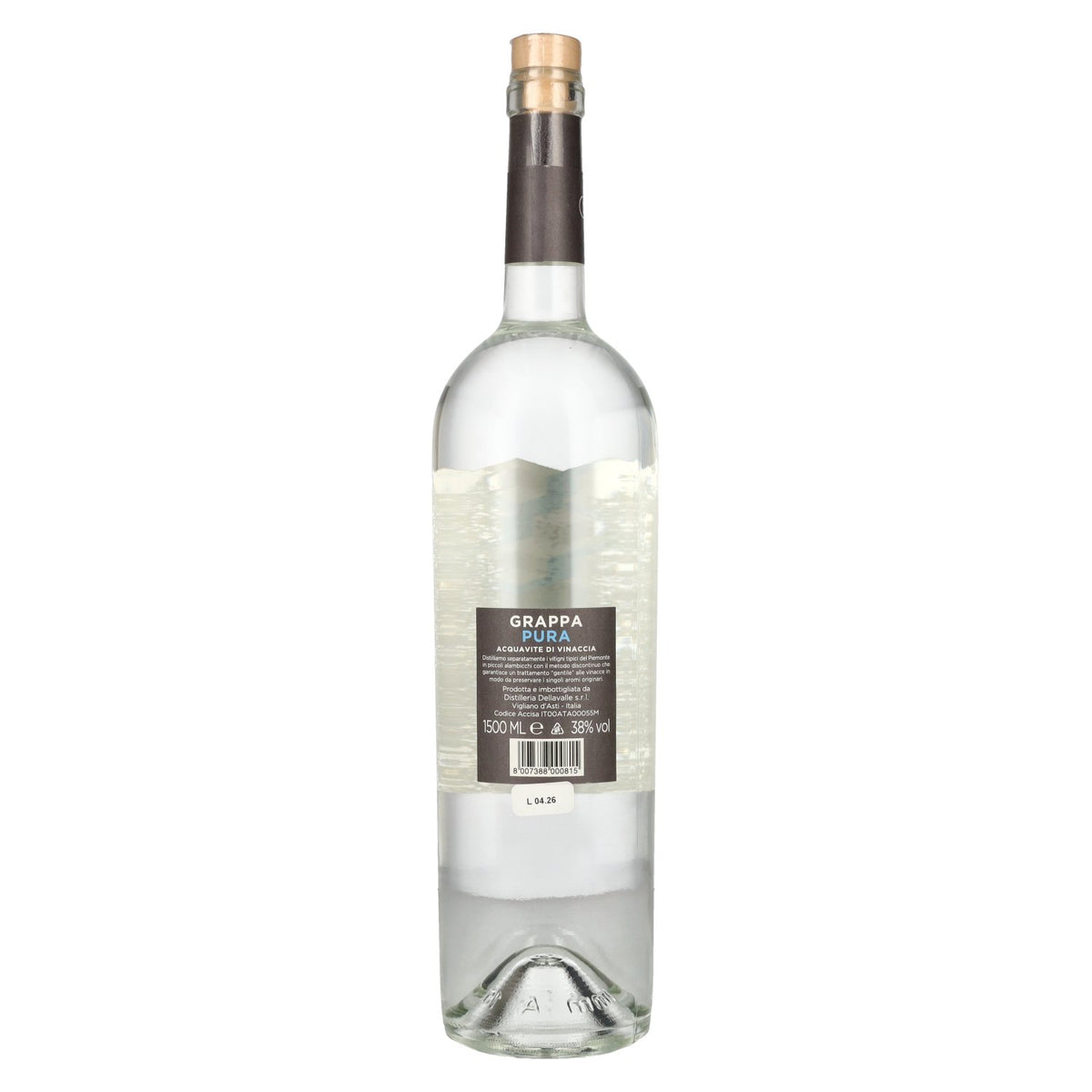 Dellavalle GRAPPA PURA 38% vol. 1,5l