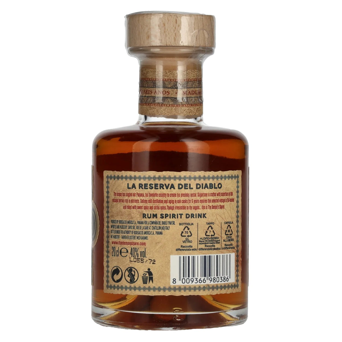 The Demon's Share 6 Years Old Spirit Drink 40% vol. 0,2 l