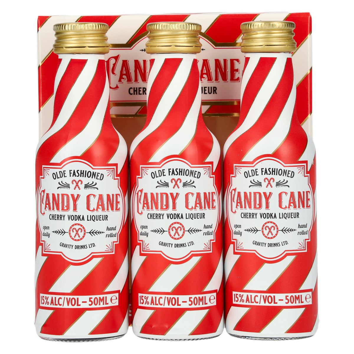 Candy Cane Cherry Vodka Liqueur 15% Vol. 3x0,05l