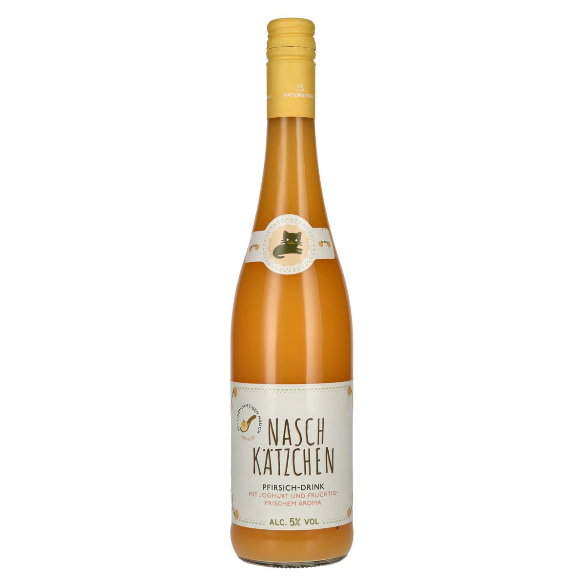 Katlenburger Naschkätzchen à la pêche, 5 % vol., 0,75 l