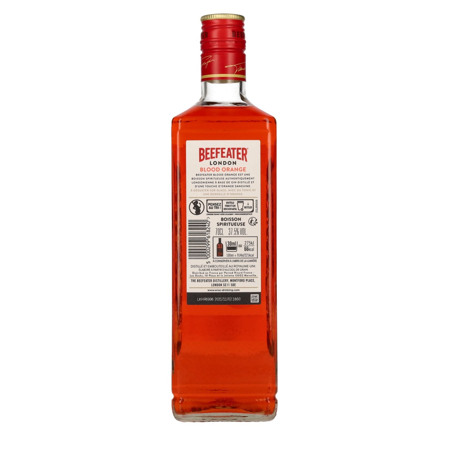 Beefeater London BLOOD ORANGE Gedistilleerde Gin 37,5% Vol. 0,7l