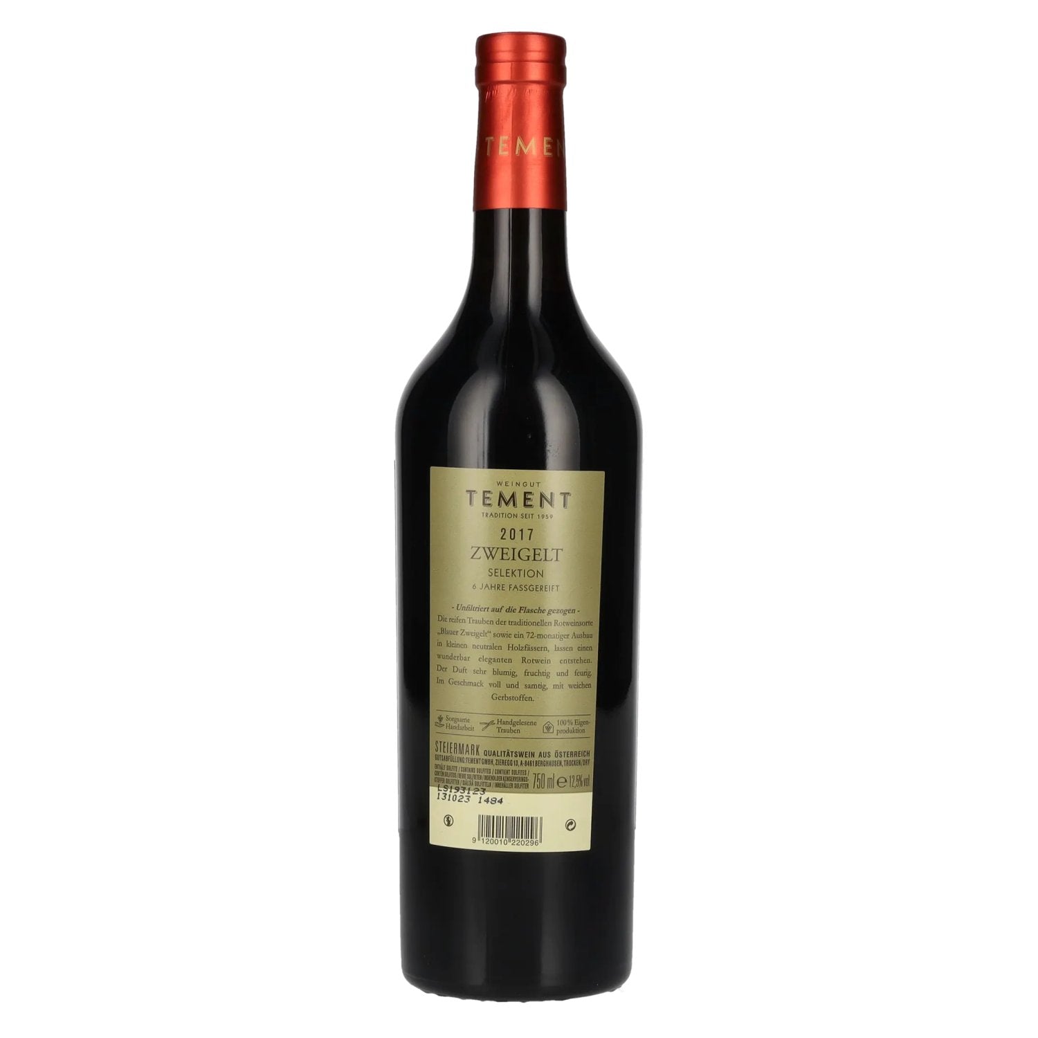 Tement Zweigelt Selectie 2017 12,5% Vol. 0,75l