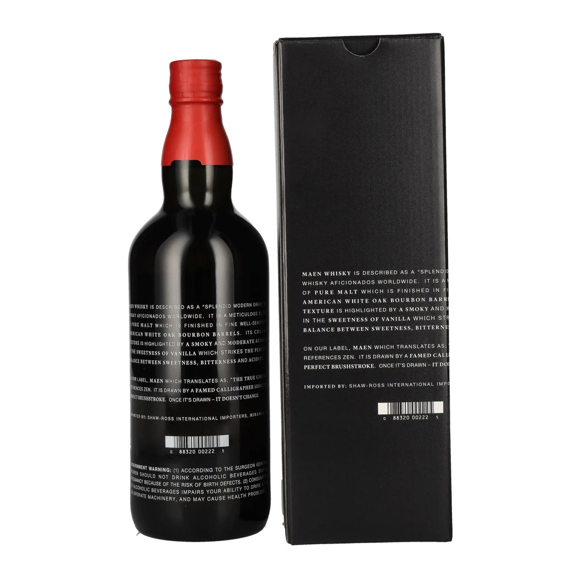 Maen The Perfect Circle 12 Years Old Whisky 43% ABV 0.7l in a gift box
