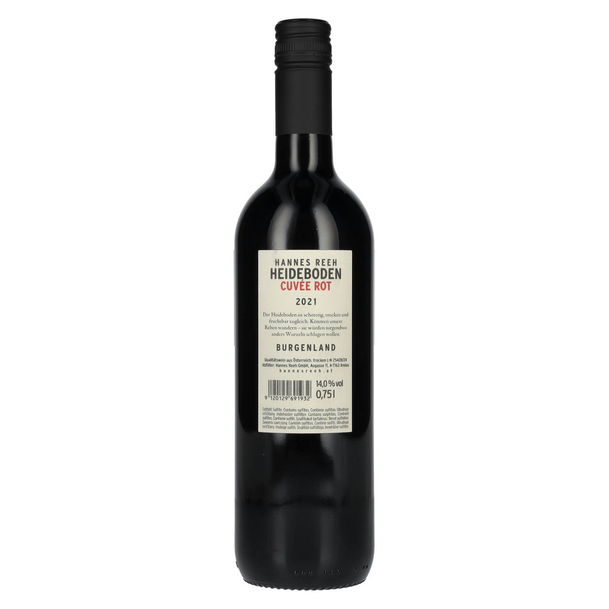 Hannes Reeh Heideboden Cuvée Rouge 2021 14 % vol. 0,75 l