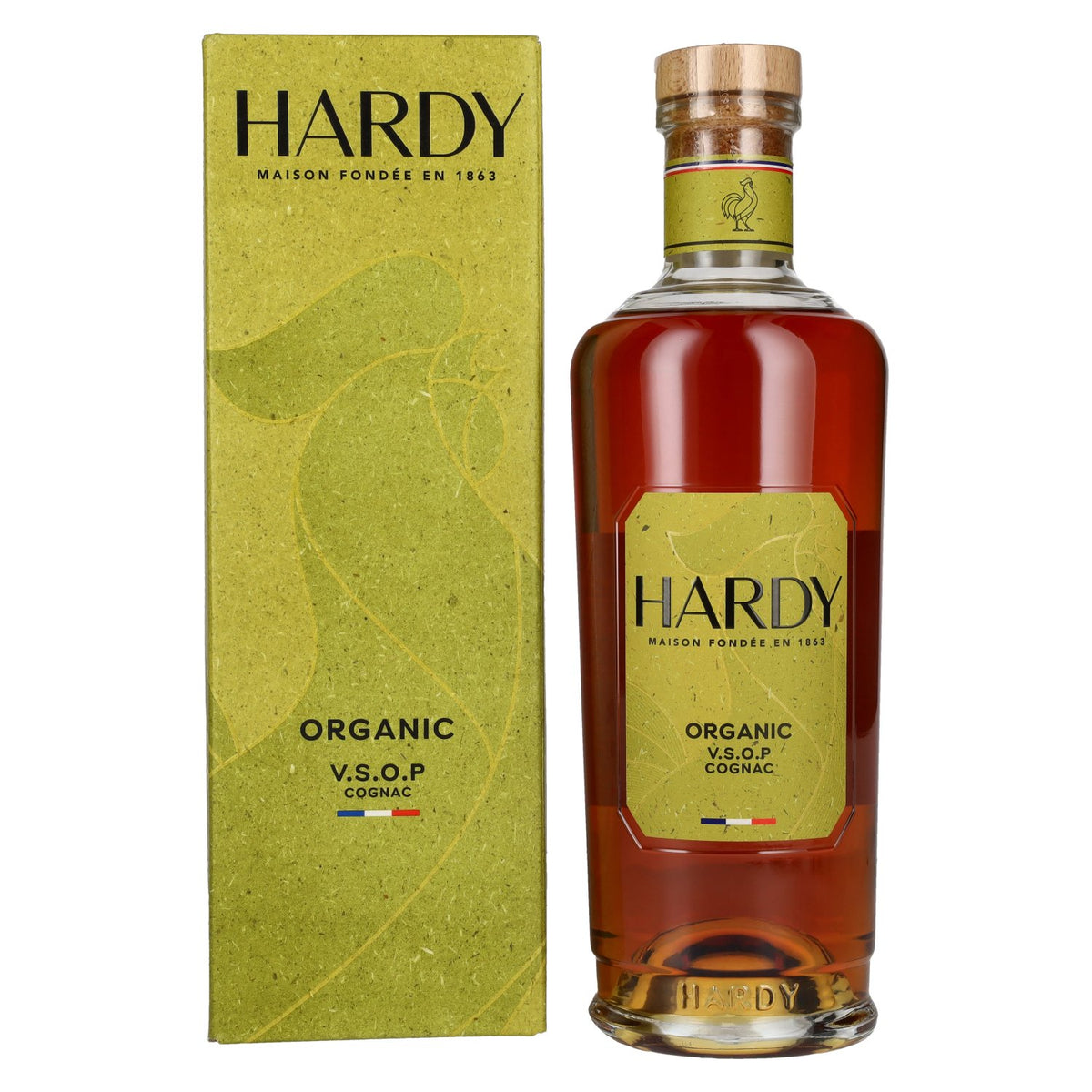 Hardy V.S.O.P. BIO 40 % vol., 0,7 l, dans un coffret cadeau