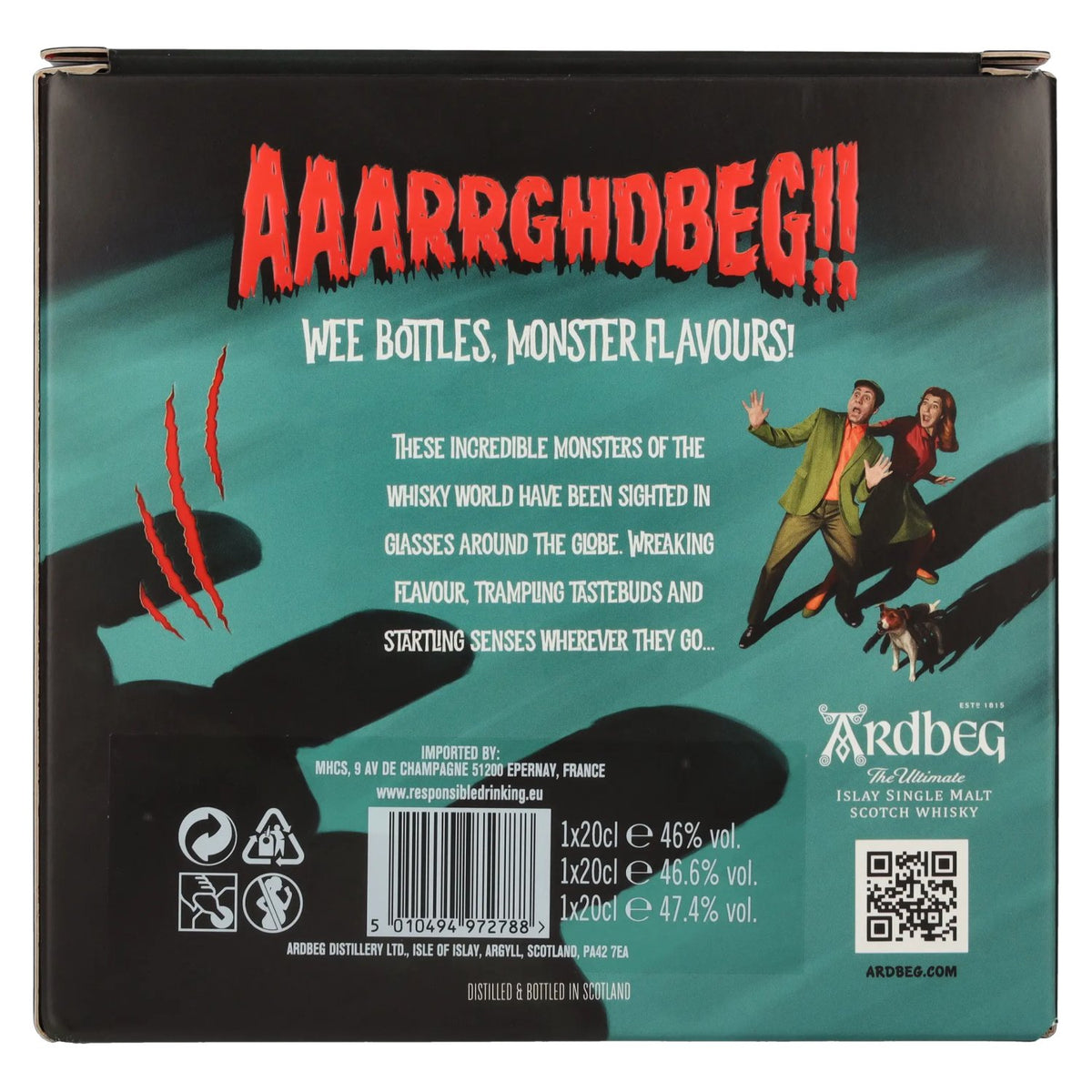 Ardbeg The Three MONSTERS OF SMOKE 46,7% Vol. 3x0,2l in gift box