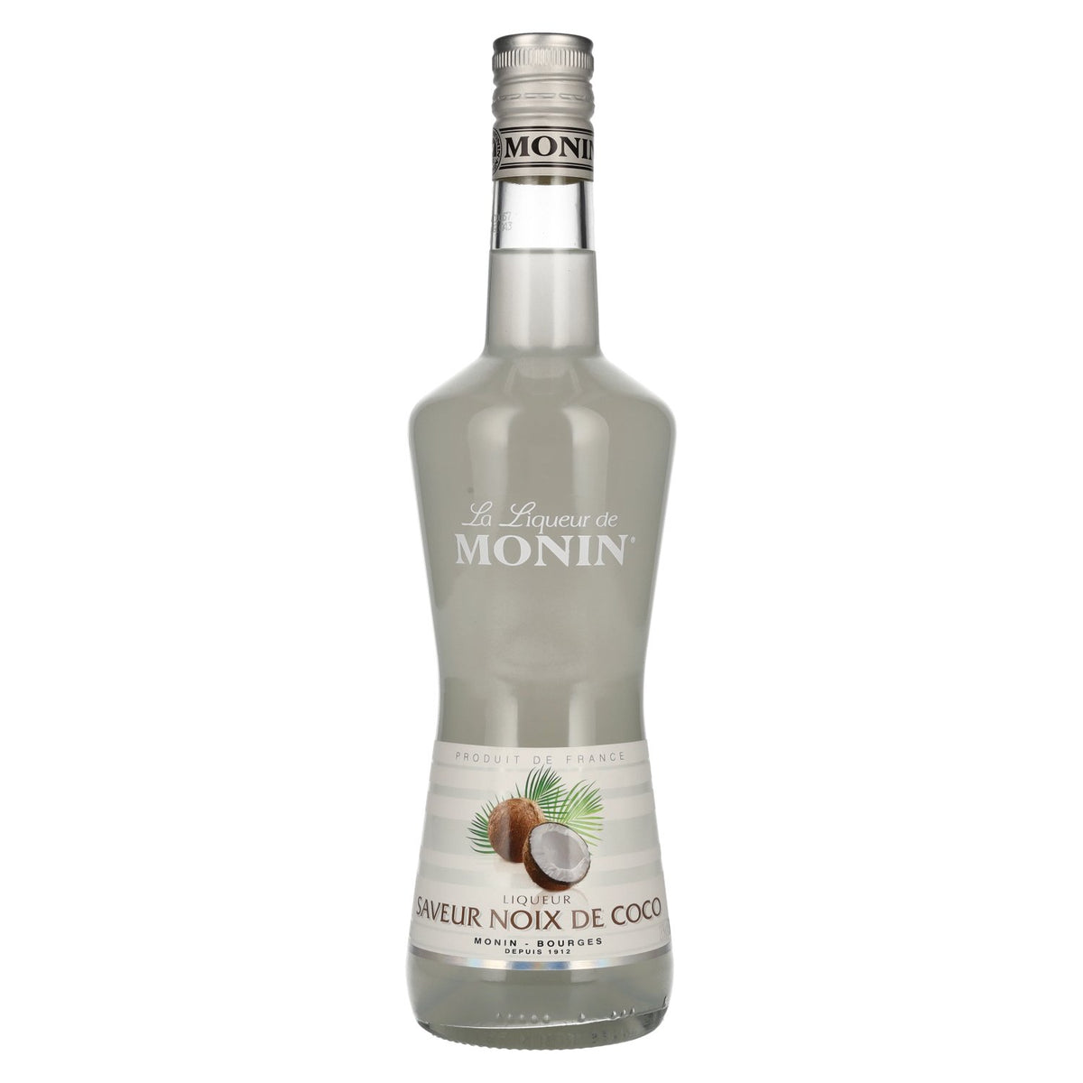Monin Coconut-Flavoured Liqueur, 20% ABV, 0.7 l