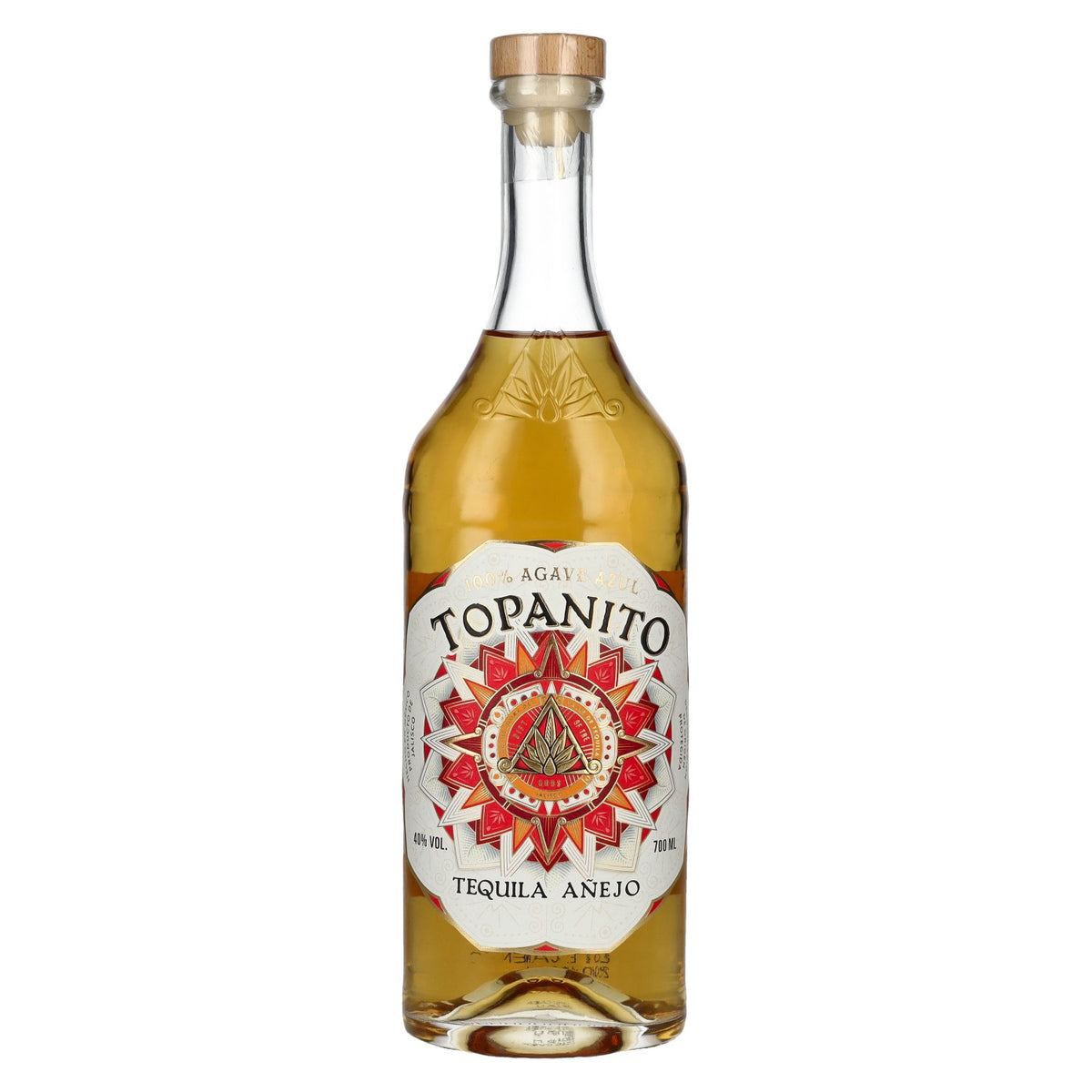Topanito Añejo Tequila 100% Blue Agave 40% ABV 0.7 l