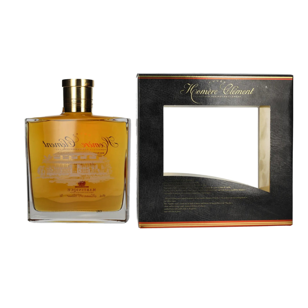 Homére Clément Cuvée Rhum Vieux Agricole Hors D'Âge 44% vol. 0.7 l in a gift box