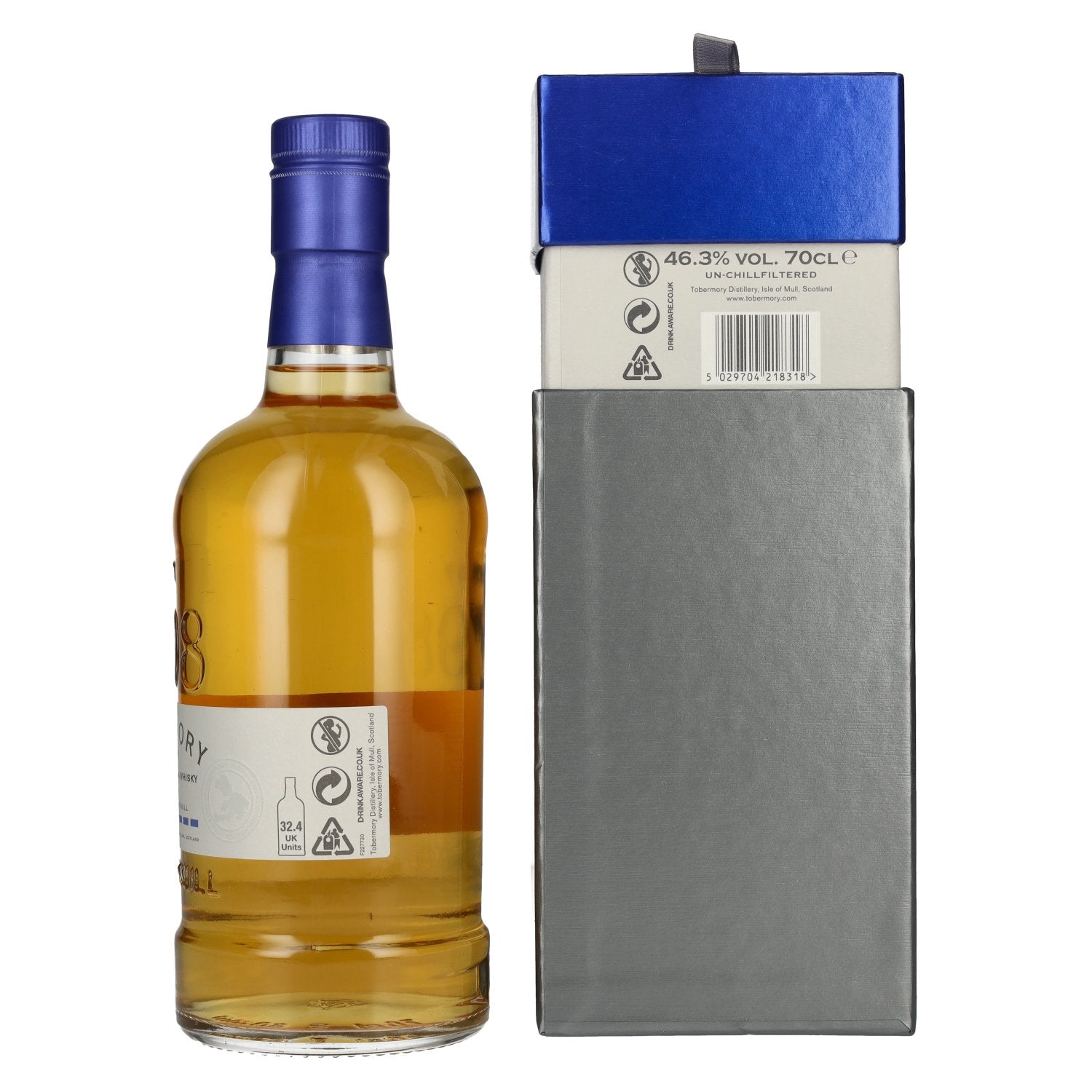 Tobermory 18 Years Old BOURBON FINISH 46,3% Vol. 0,7l in gift box