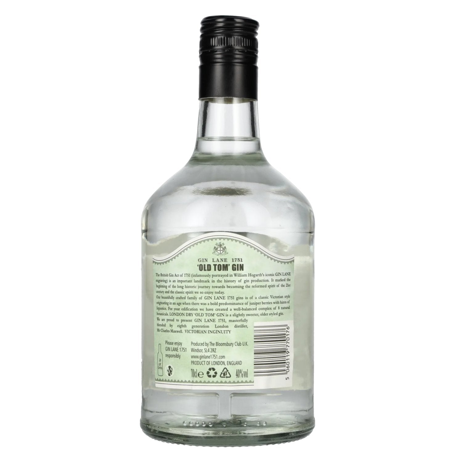 Gin Lane 1751 Old Tom Gin Small Batch 40% Vol. 0,7l