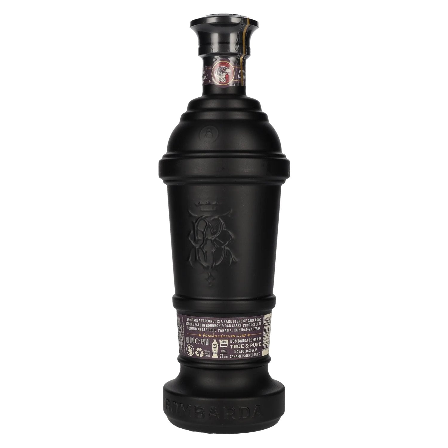 Bombarda FALCONET Dark Caribbean Rum 43% vol. 0,7l