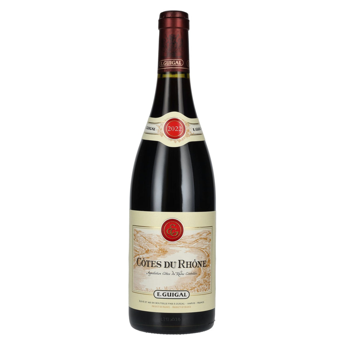 E.Guigal Côtes du Rhône AC 2022 15% ABV 0.75 l