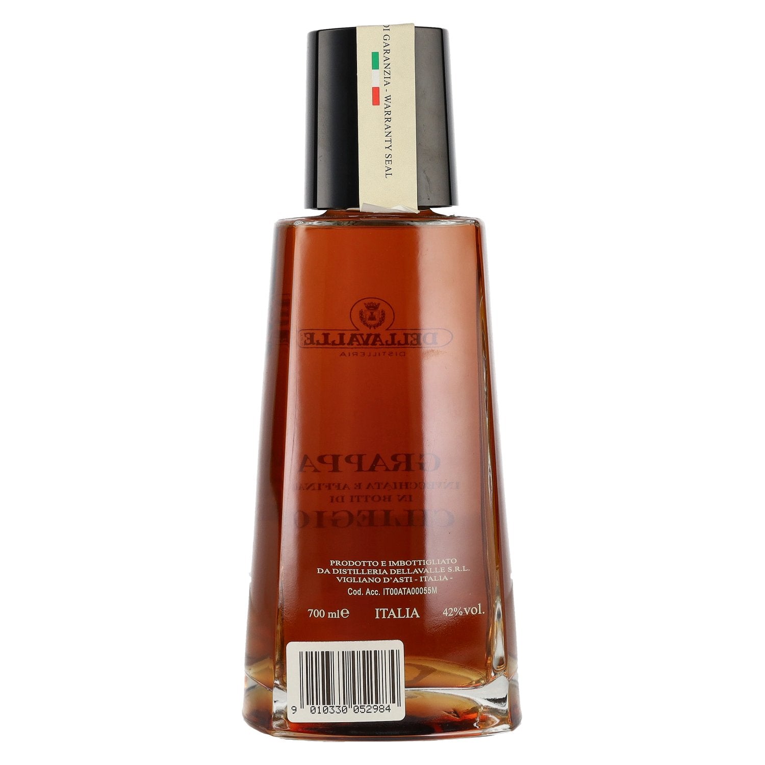 Dellavalle Grappa Affinata in botti di CILIEGIO 42% Vol. 0,7l