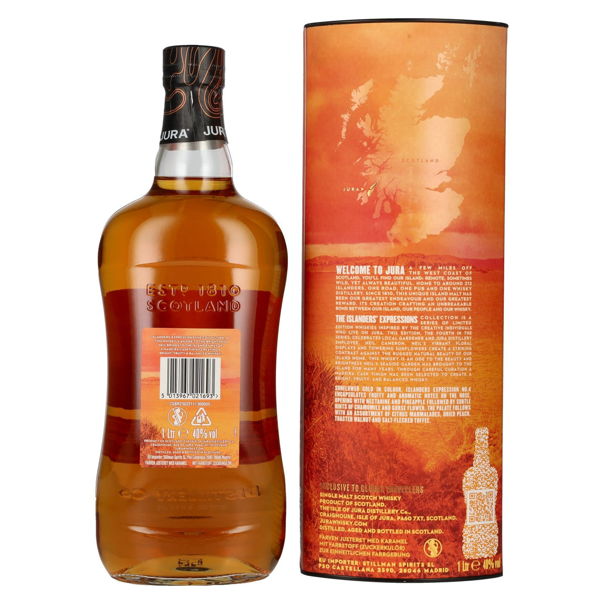Jura ISLANDERS' EXPRESSIONS The Collection nr. 04 2025 40% vol. 1 l in geschenkverpakking
