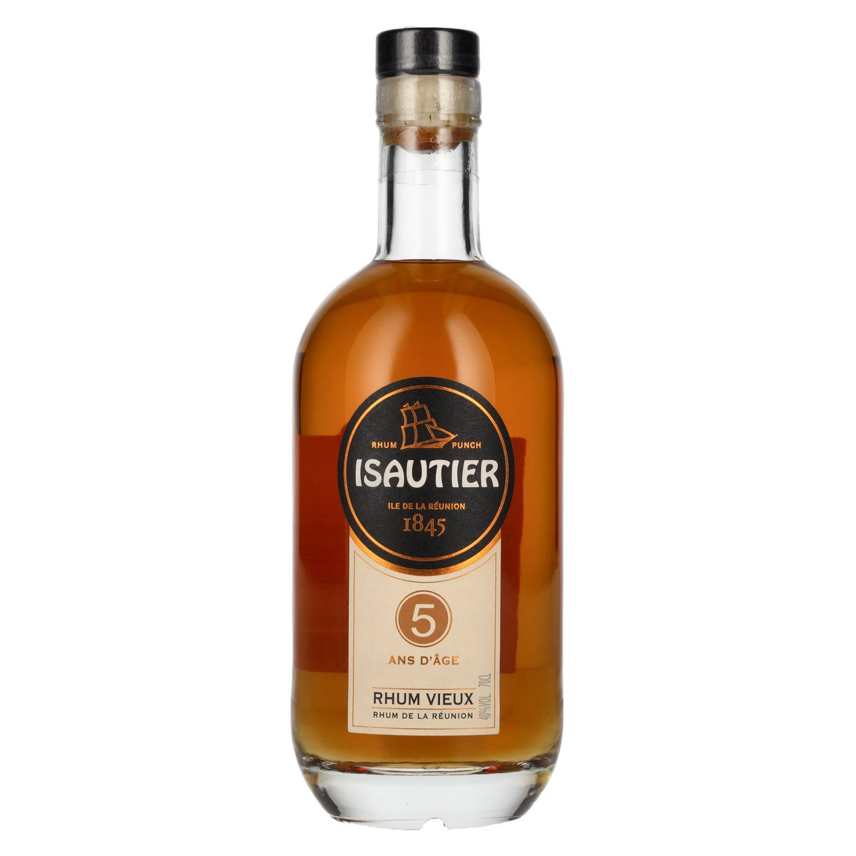 Isautier Rhum Vieux 5 ans d'âge, assemblage, 40 % vol., 0,7 l