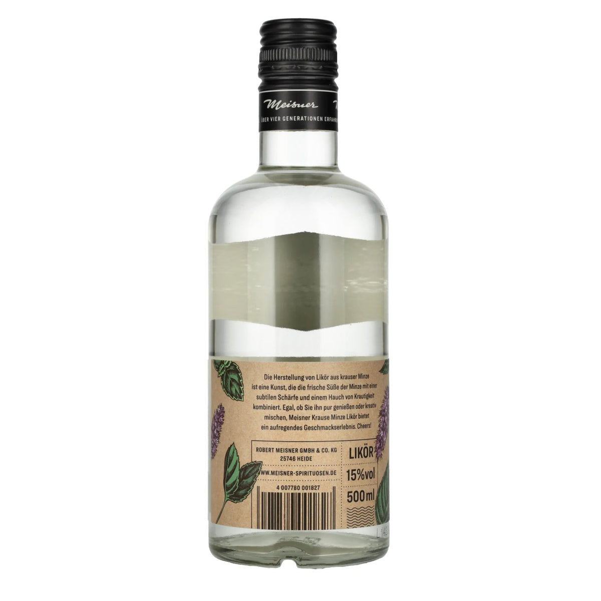 Meisner Krause Minze Likör 15% Vol. 0,5l