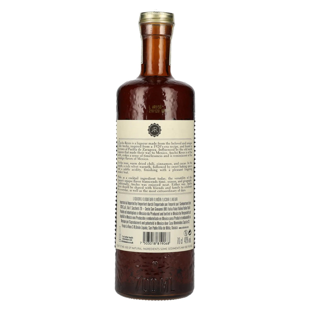 Ancho Reyes Ancho Chile Liqueur 40% vol. 0.7 l