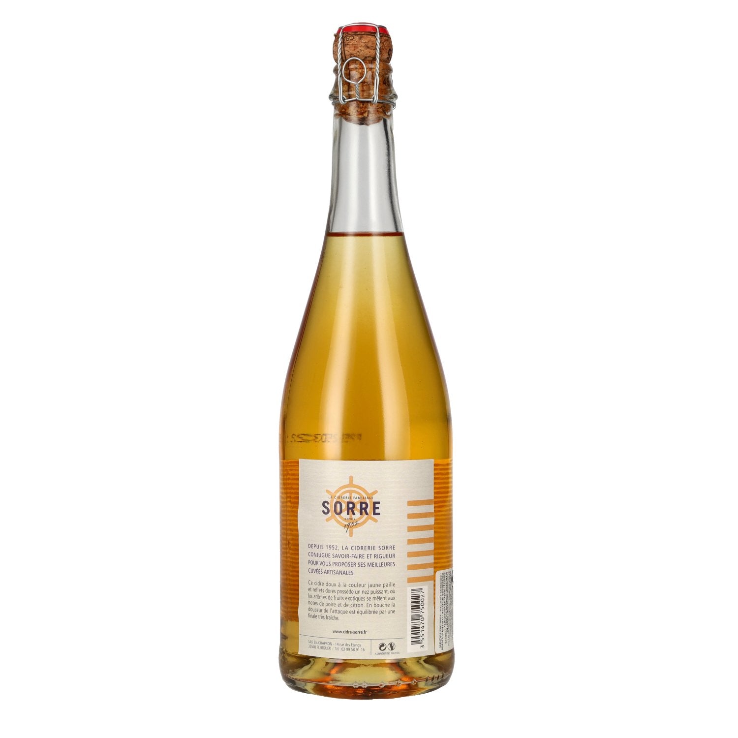 Sorre Cidre Artisanal Doux 2,5% Vol. 0,75l