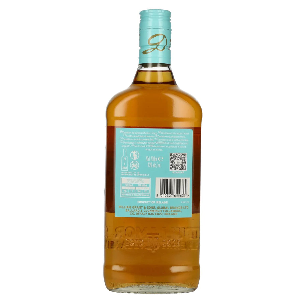Tullamore D.E.W. Irish Whiskey RUM CASK FINISH 43% vol. 0.7 l