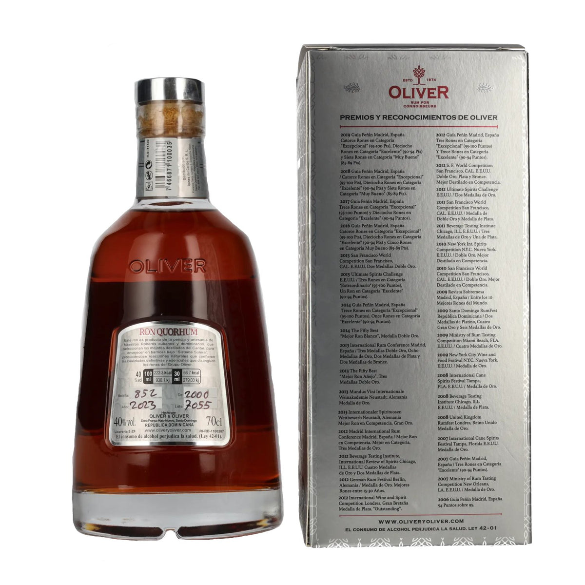 Ron Quorhum 23 Sistema Solera 40% Vol. 0,7l in Geschenkbox