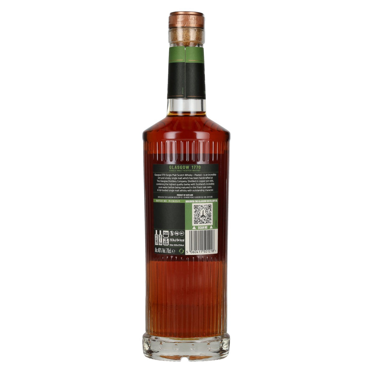 Glasgow 1770 PEATED Single Malt Rich &amp; Smoky 46% vol. 0,7 l