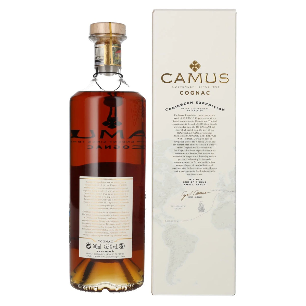 Camus CARIBBEAN EXPEDITION Cognac 45,3% Vol. 0,7l in Geschenkbox