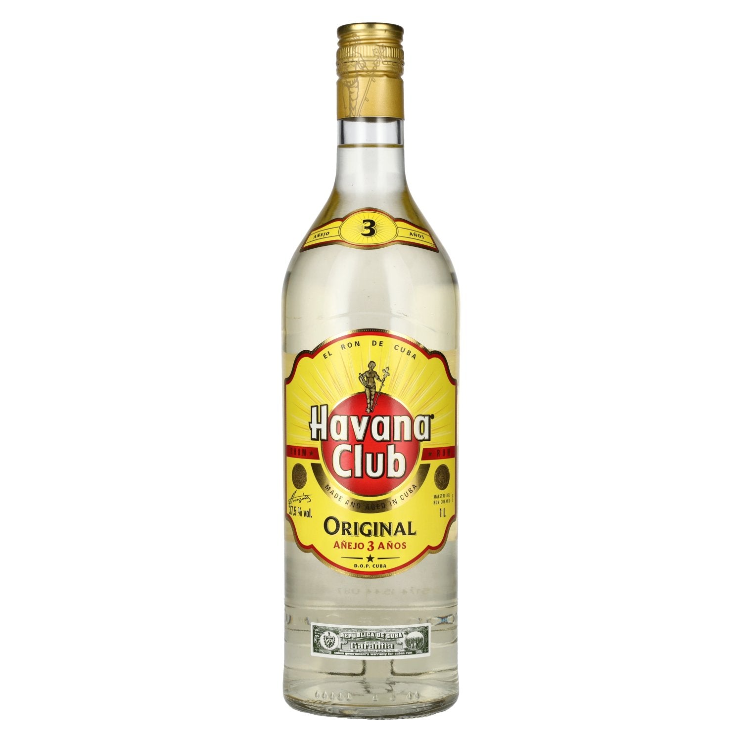 Havana Club Añejo 3 Años Rum 37,5% Vol. 1l