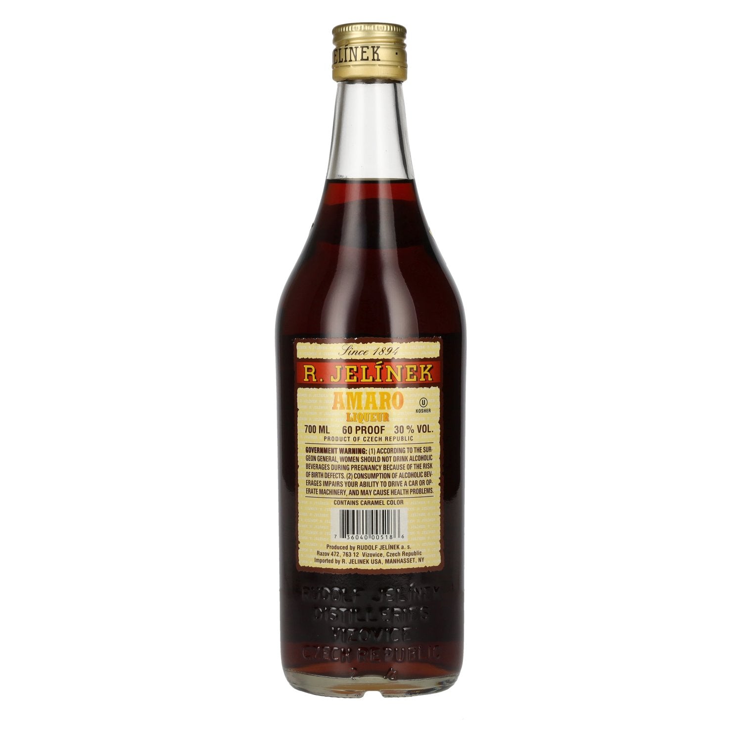 R. Jelínek Amaro-likeur 30% vol. 0,7 l