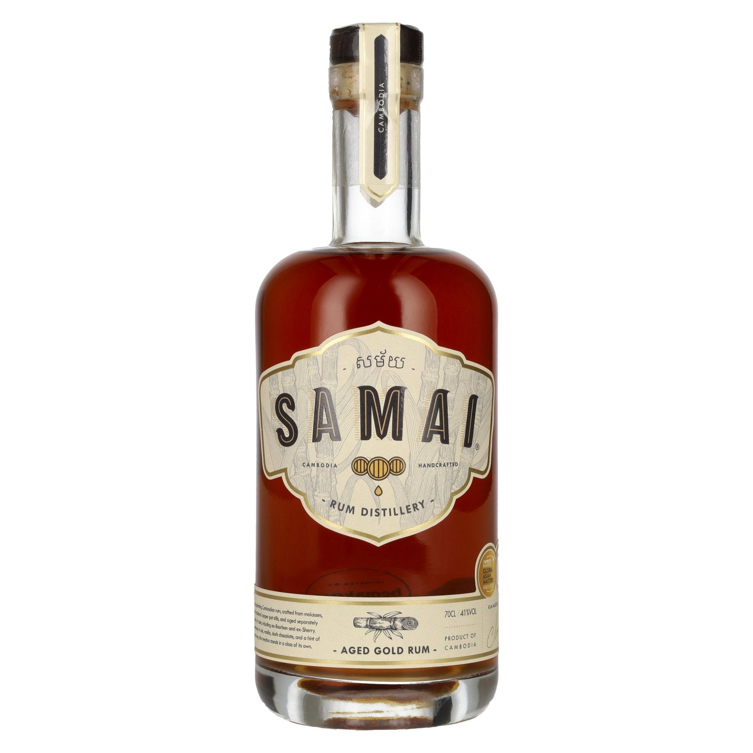 Samai Gerijpte Gouden Rum 41% Vol. 0,7l