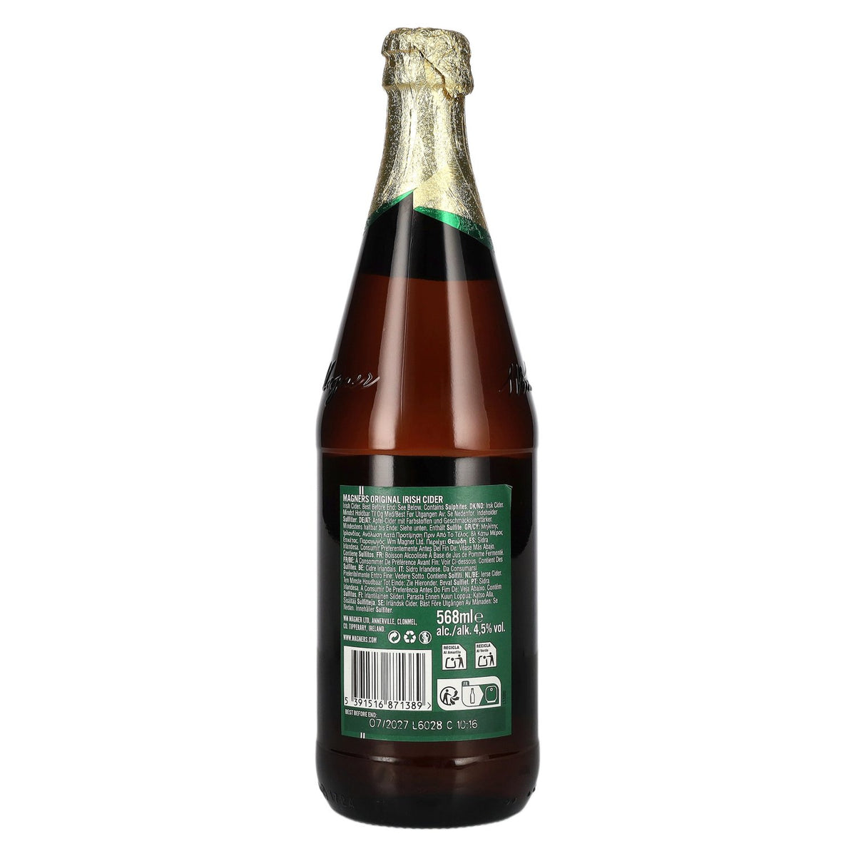 Magners Irish Cider ORIGINAL 4,5% vol. 12 x 0,568 l