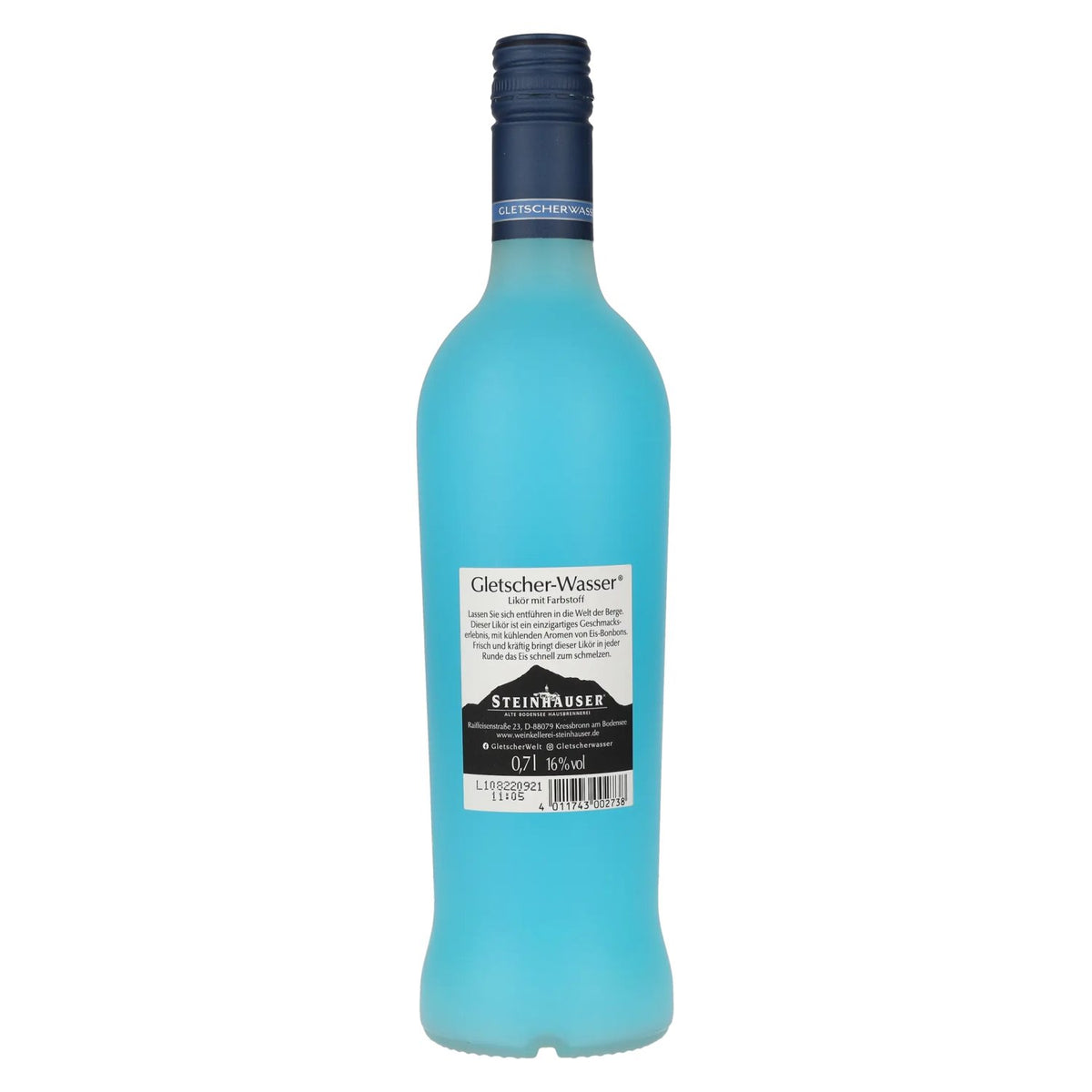 Steinhauser Gletscherwasser Likör 16% Vol. 0,7l