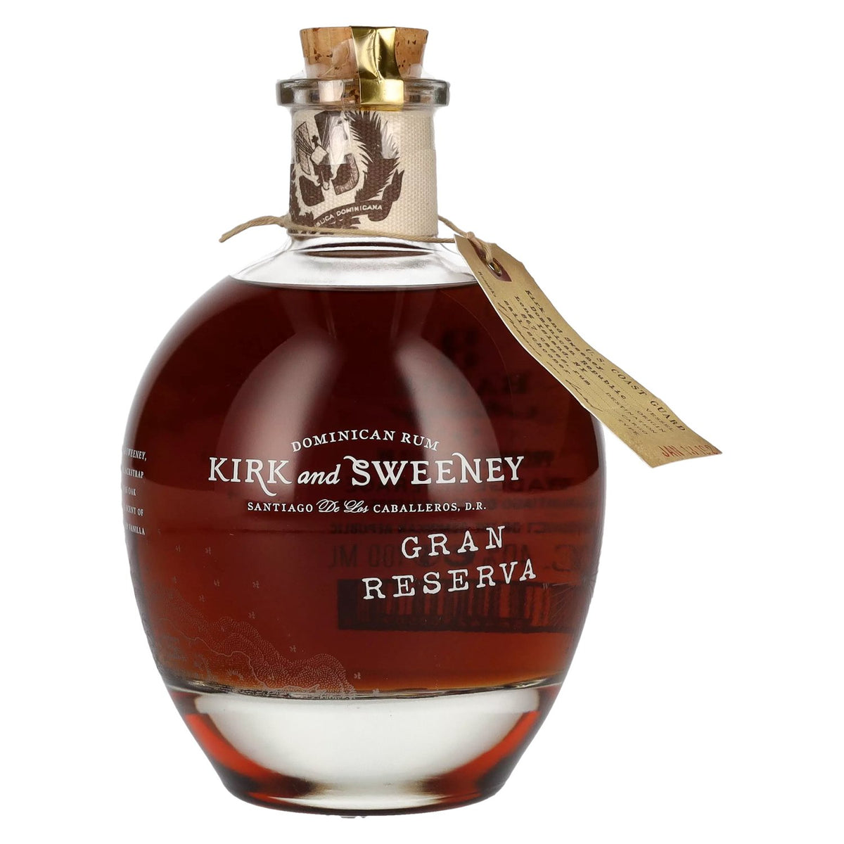 Kirk and Sweeney GRAN RESERVA Rhum Old Dominican 40 % vol. 0,7 l