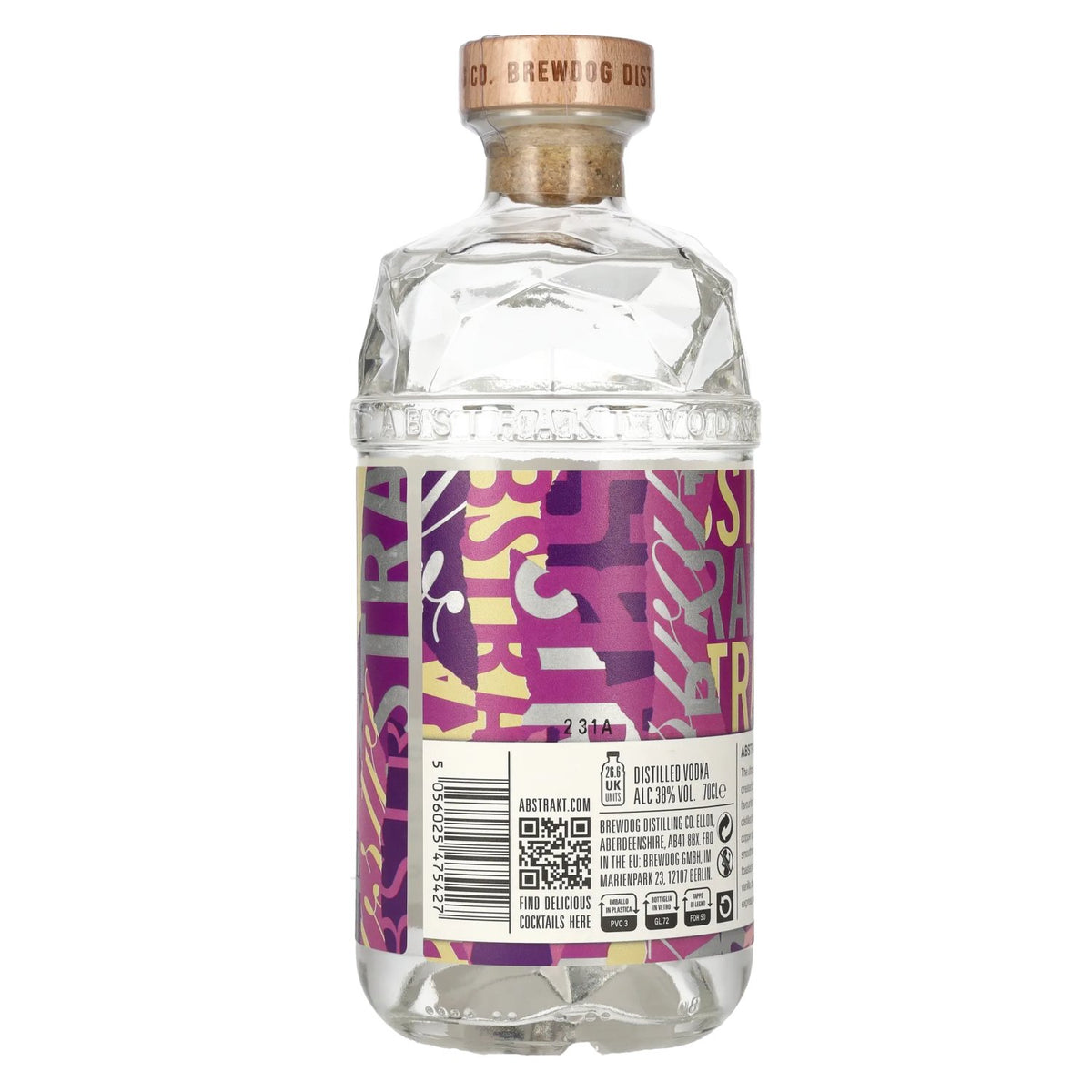BrewDog ABSTRAKT MADAGASCAN VANILLA X TOASTED MARSHMALLOW Wodka 38% Vol. 0,7l