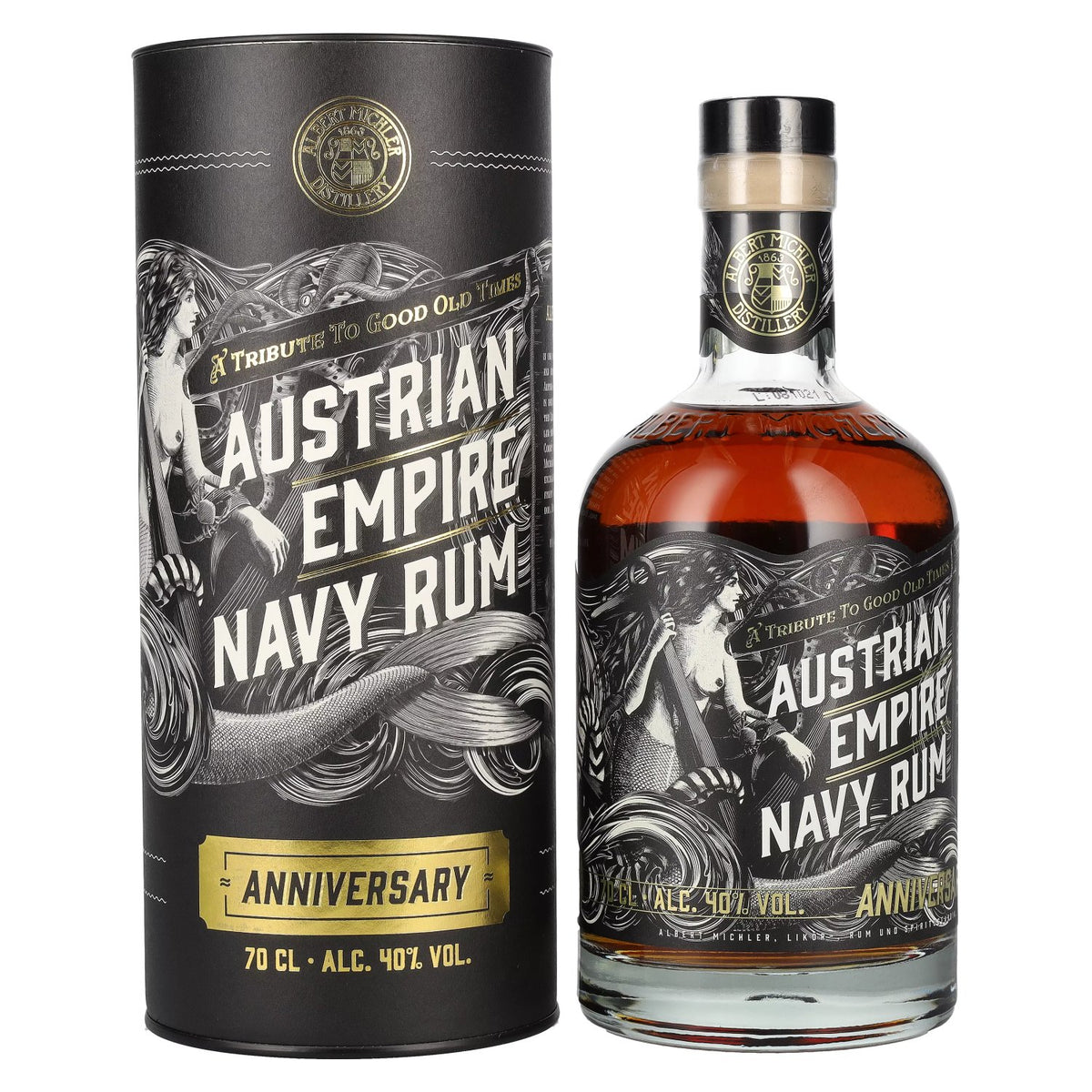 Austrian Empire Navy Rum ANNIVERSARY 40% vol. 0,7l en boîte cadeau