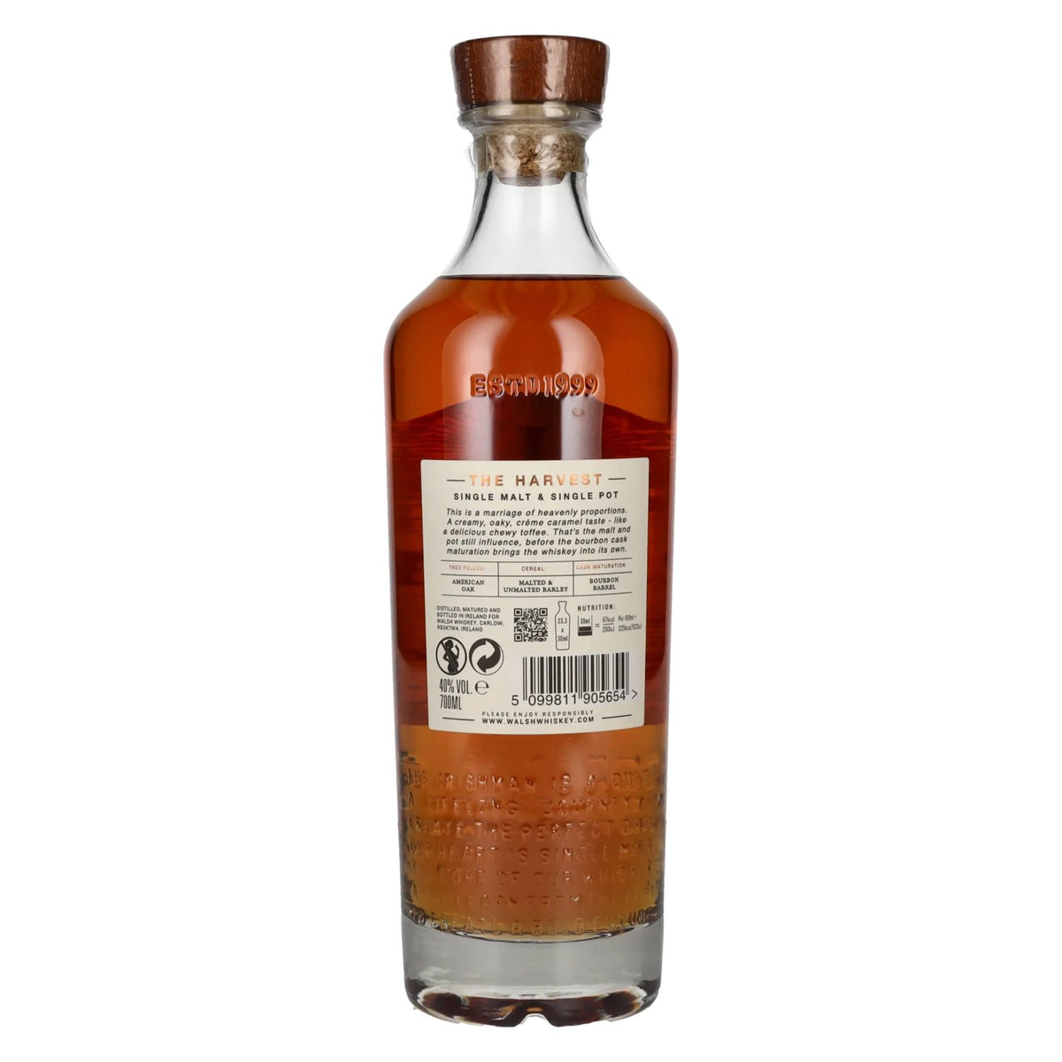 The Irishman THE HARVEST Single Malt Irish Whiskey 40% vol. 0,7 l