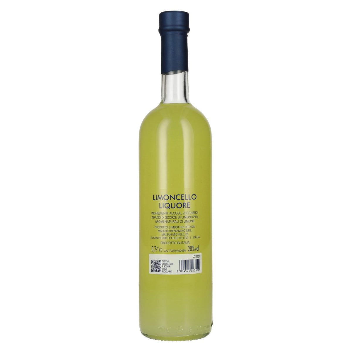 Beniamino Maschio SAN PIETRO Limoncello, liqueur à 28 % vol., 0,7 l