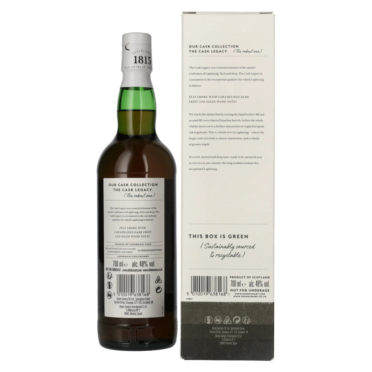 Laphroaig The Cask Legacy Edition 48% Vol. 0,7l in Geschenkbox