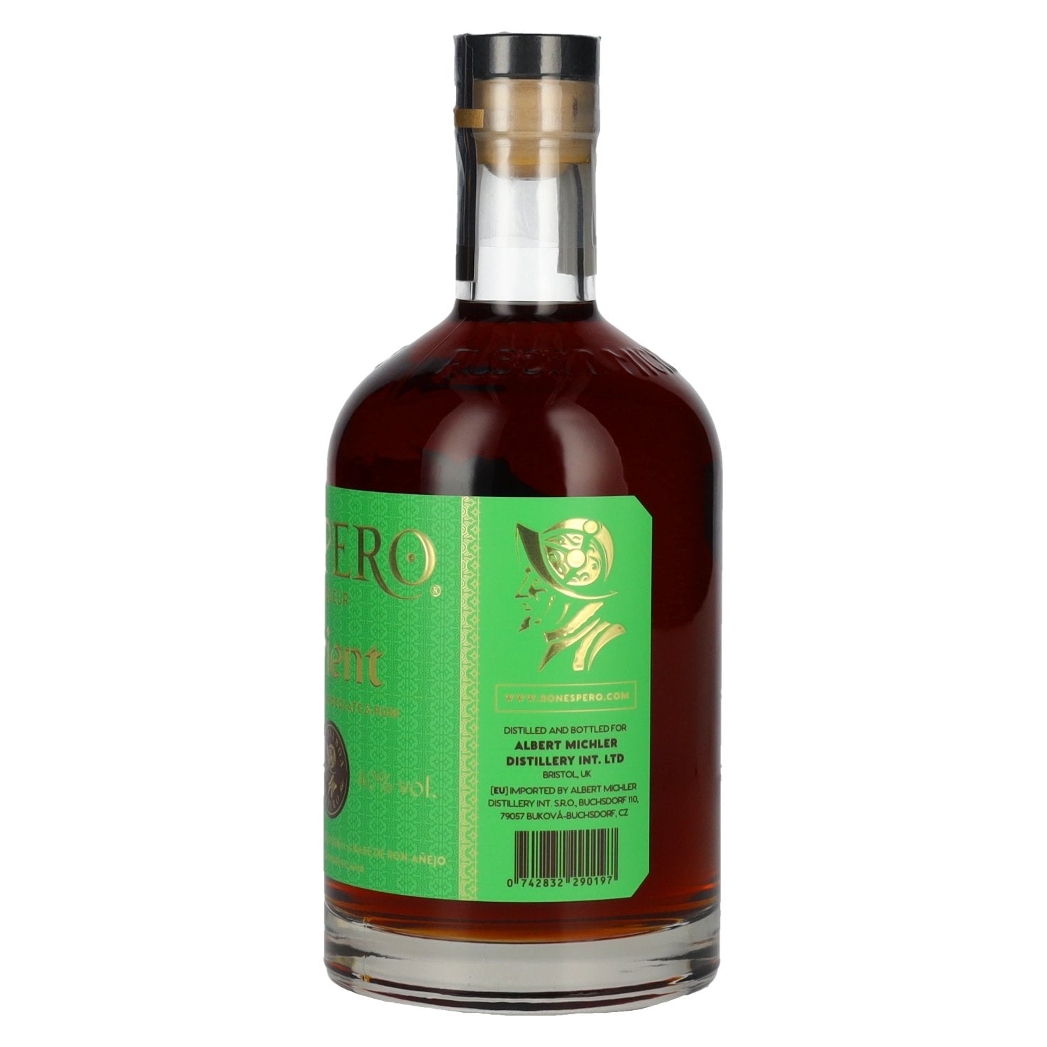 Ron Espero ORIENT Dubai Chocolate &amp; Rum Liqueur 40% Vol. 0,7l