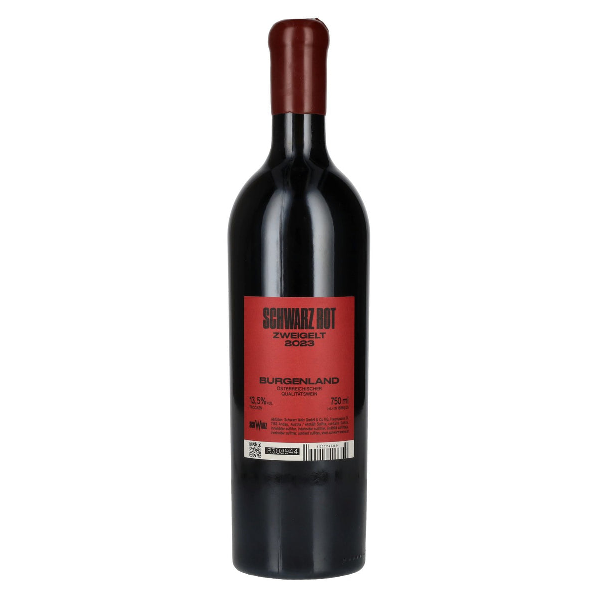 Schwarz ROT Zweigelt 2023 13,5 % vol. 0,75 l