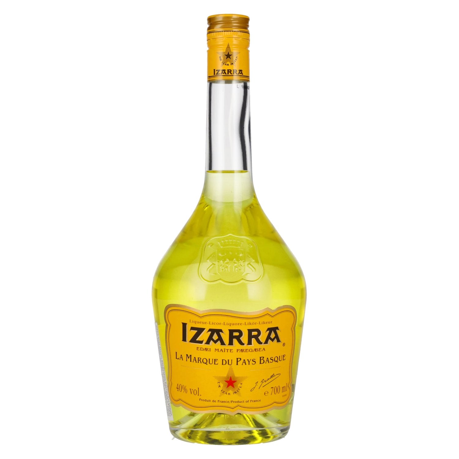 Izarra LA MARQUE DU PAYS BASQUE Jaune Likeur 40% Vol. 0,7l