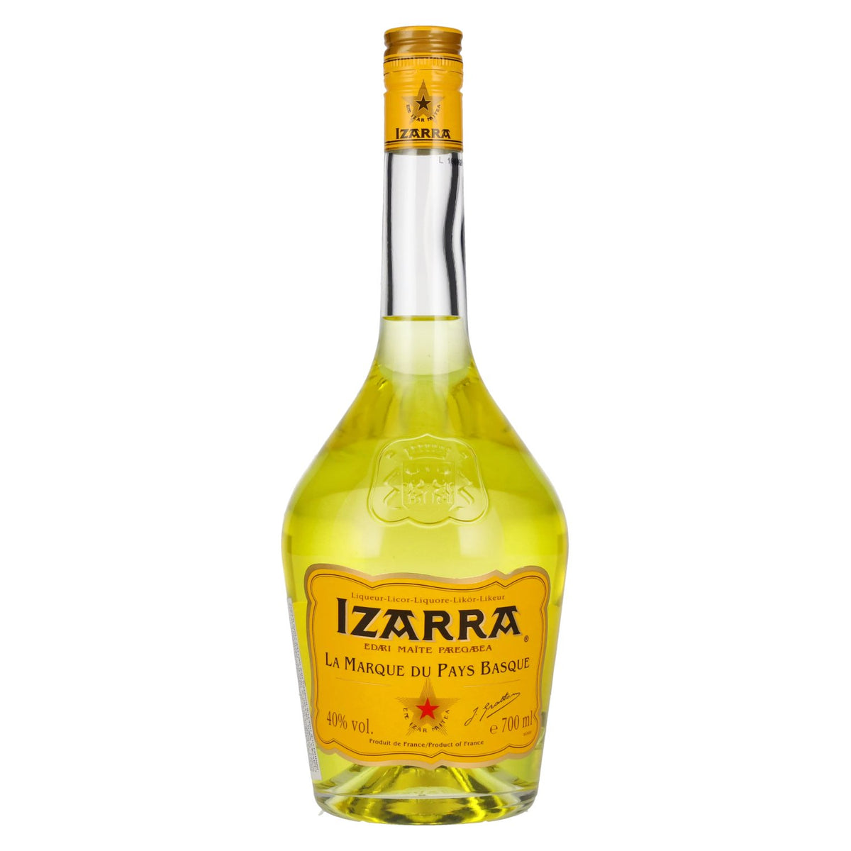 Izarra LA MARQUE DU PAYS BASQUE Yellow Liqueur 40% ABV 0.7l