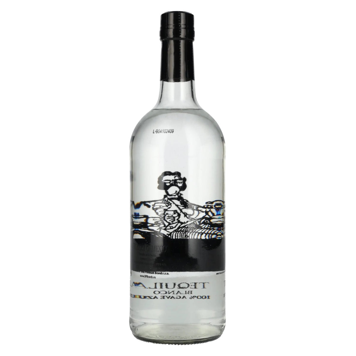 La Cofradia Tres Alegres Compadres Tequila Blanco 100% Agave 38% ABV 1 litre