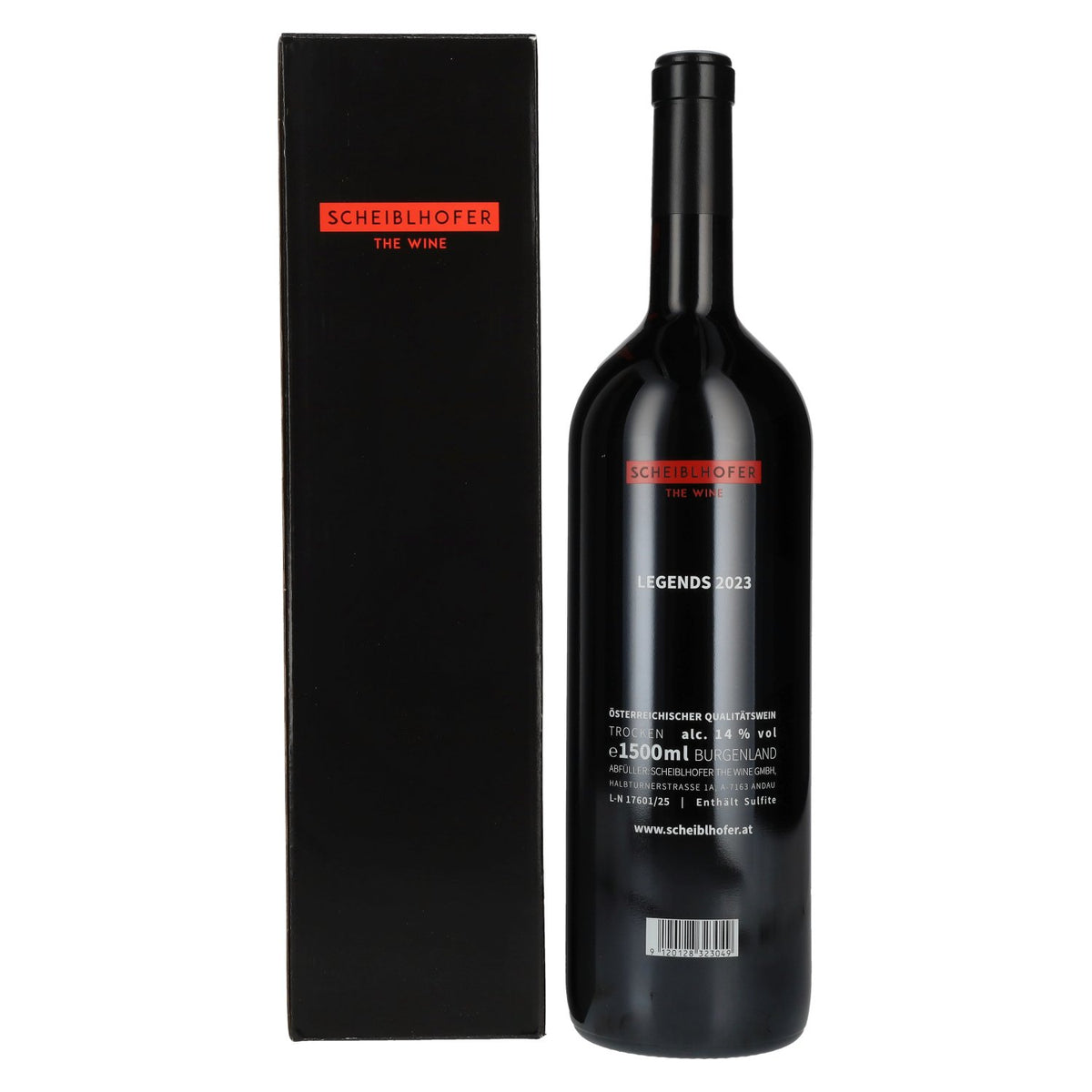 Scheiblhofer The Legends 2023 14 % vol., 1,5 l, dans un coffret cadeau