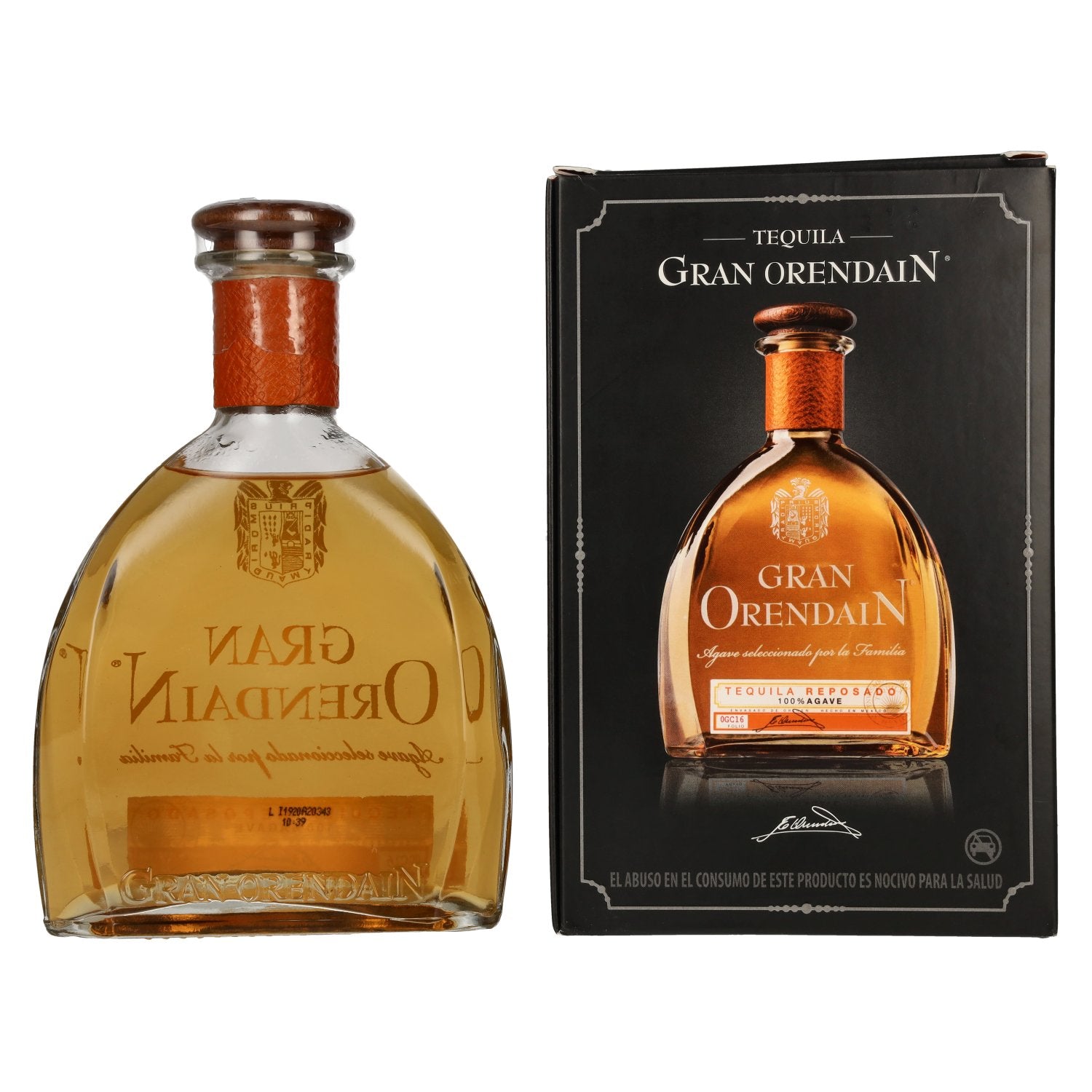 Gran Orendain Tequila REPOSADO 100% Agave 38% Vol. 0,7l in geschenkverpakking