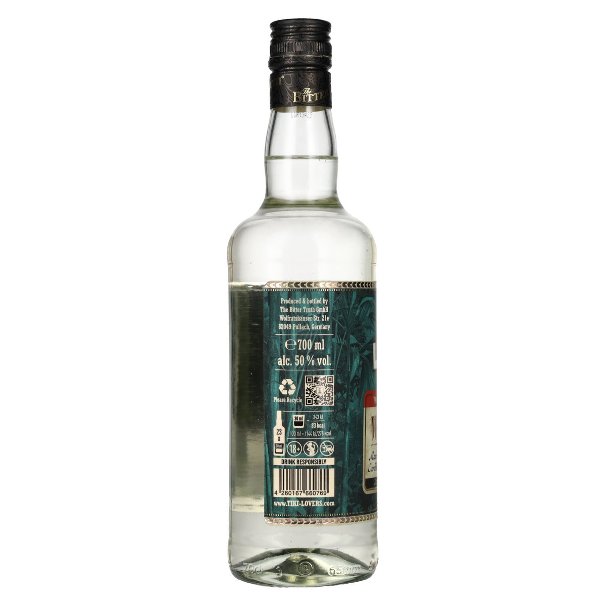 Tiki Lovers White Rum Finest Caribbean Rum 50% vol. 0,7 l