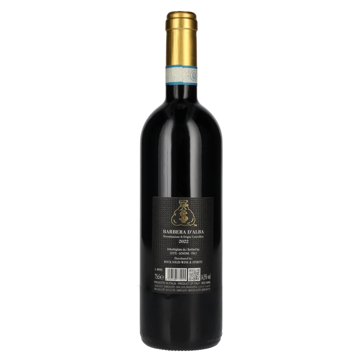 Gene Simmons Moneybag Barbera d'Alba AOC 2022 14,5 % vol. 0,75 l