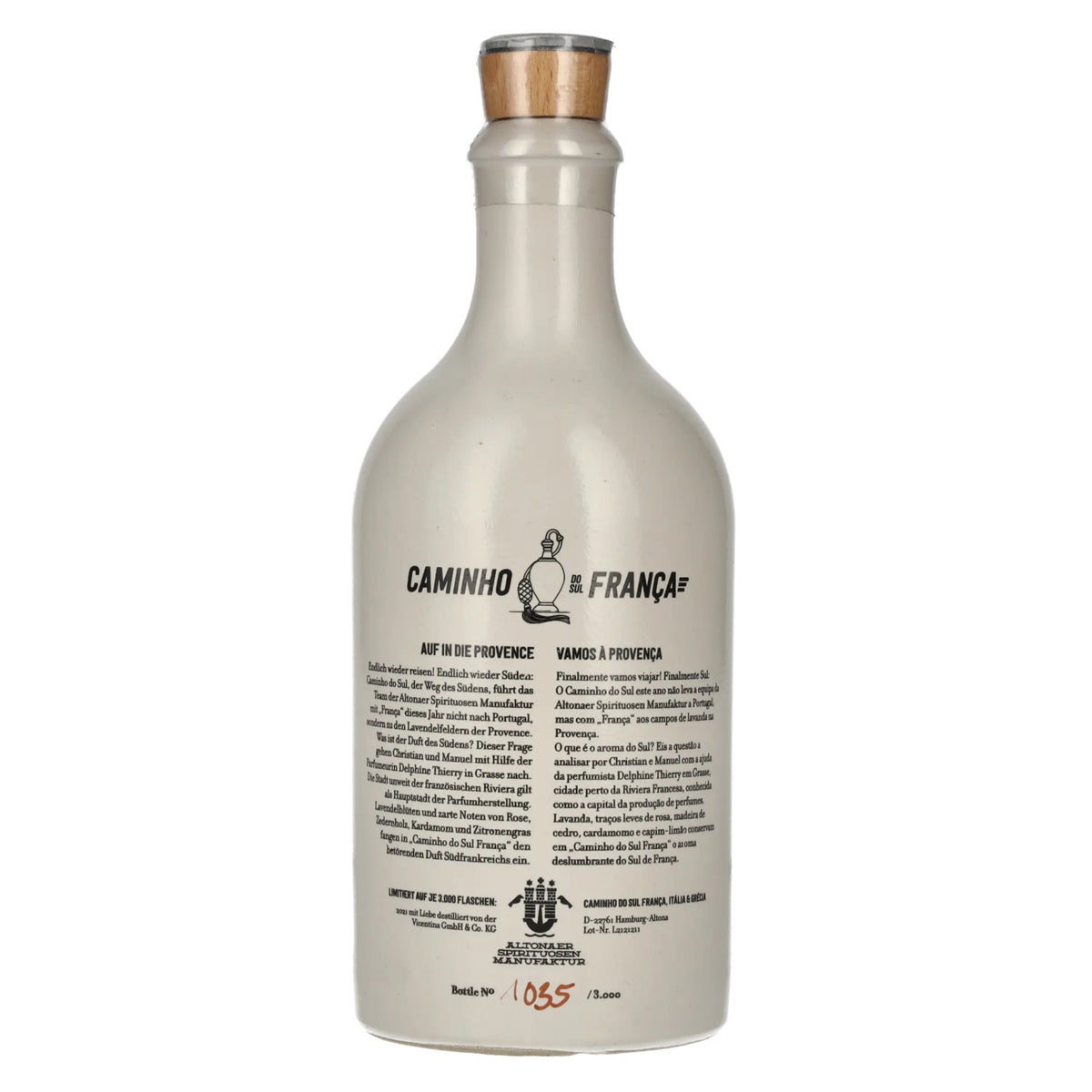 Gin Sul Caminho Do Sul França Dry Gin Limited Edition 2021 45% ABV 0.5l