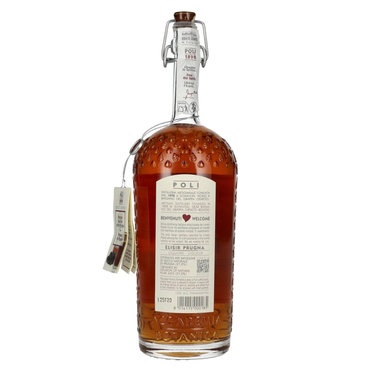 Poli Poli Elisir Prugna, liqueur à 40 % vol., 0,7 l
